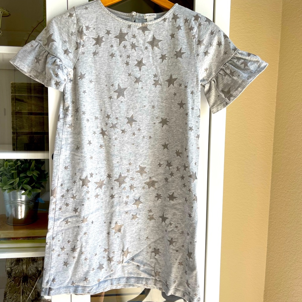 Crewcuts J Crew T shirt dress with Stars